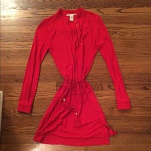 Diane Von Furstenberg tassel tie dress sz 4